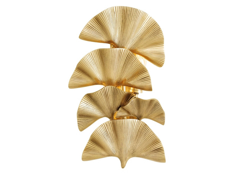 Fali lámpa 2xE14 sárgaréz/fém 240x420x130mm OLIVIER