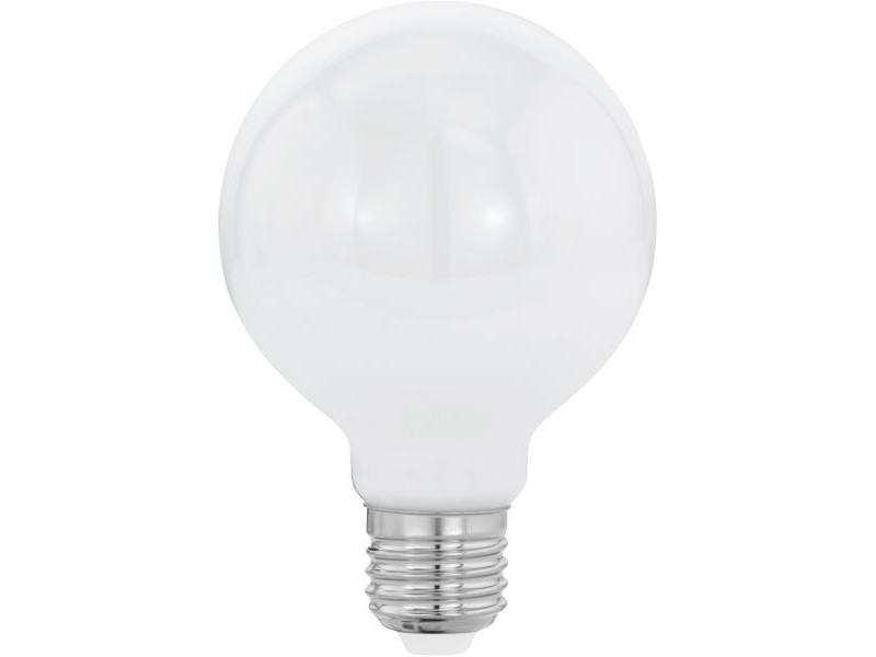 LED E27 8W (60W) 827 2700K 806lm Filament opál Nagygömb Eglo G80 120mm MEGSZŰNT