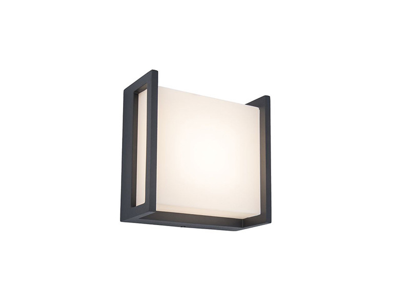 Kültéri Fali lámpa 7,8W LED 800lm 3000K IP54 Sötétszürke 72x140x140mm QUBO