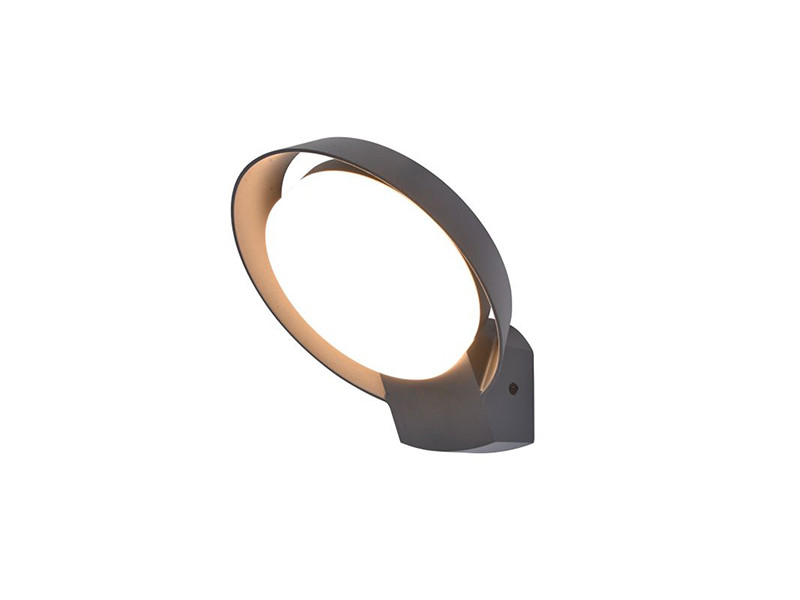 Kültéri Fali lámpa LED 15W 1100lm 3000K fém/antracit 162x180x164mm IP54 POLO