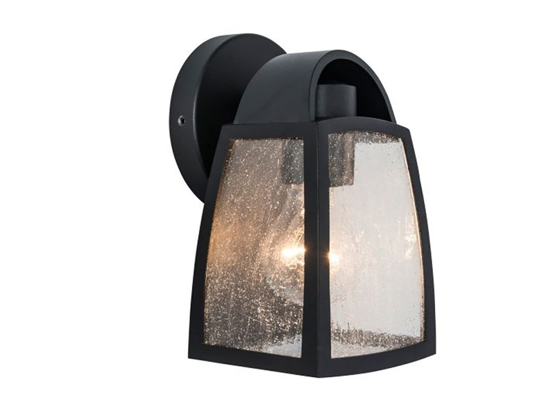 Kültéri Fali lámpa E27 IP44 Fekete 120x200x120mm KELSEY