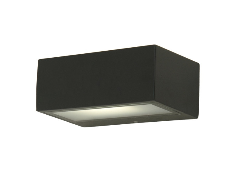 Kültéri Fali lámpa E27 sötétszürke/alumínium 170mm IP44 GEMINI