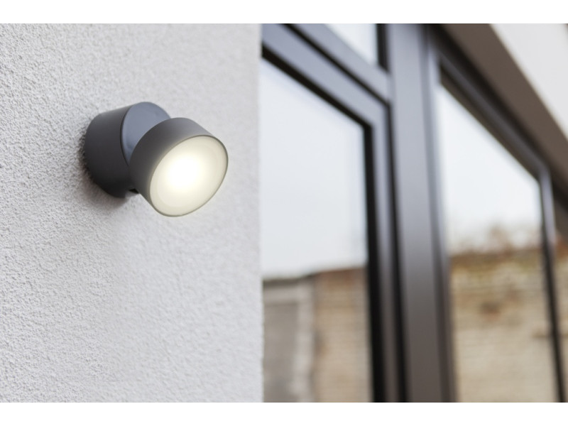 Kültéri Fali lámpa 5,7W LED 745lm 4000K IP54 Szürke 87x110x85mm TRUMPET Kültéri Fali lámpa 5,7W LED 745lm 4000K IP54 Szürke 87x110x85mm TRUMPET