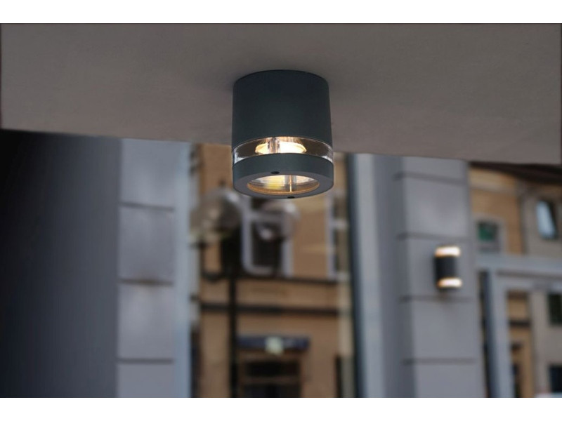 Kültéri Mennyezeti lámpa GU10 IP44 Sötétszürke 100x102x100mm FOCUS Kültéri Mennyezeti lámpa GU10 IP44 Sötétszürke 100x102x100mm FOCUS