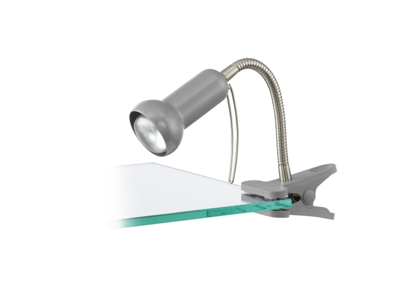 Fali lámpa E14 1x40W IP20 ezüst csiptetős FABIO