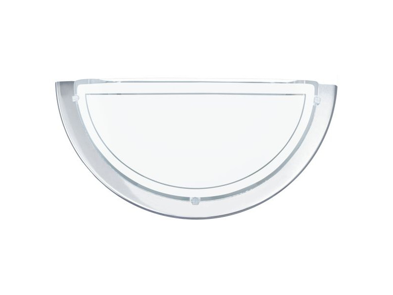 Fali lámpa E27 1x60W IP20 króm/fehér, áttetsző PLANET 1 Fali lámpa E27 1x60W IP20 króm/fehér, áttetsző PLANET 1