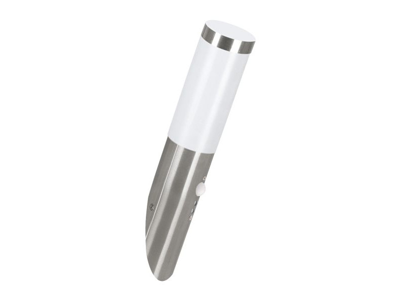 Kültéri Fali lámpa E27 nemesacél/fehér 425x75mm IP44 mozgásérzékelős HELSINKI