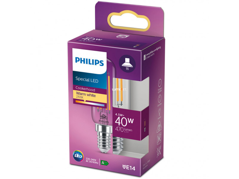LED E14 4,5W (40W) 2700K 470lm 80CRI 15000h filament átlátszó PARFÜM CONSUMER LED E14 4,5W (40W) 2700K 470lm 80CRI 15000h filament átlátszó PARFÜM CONSUMER