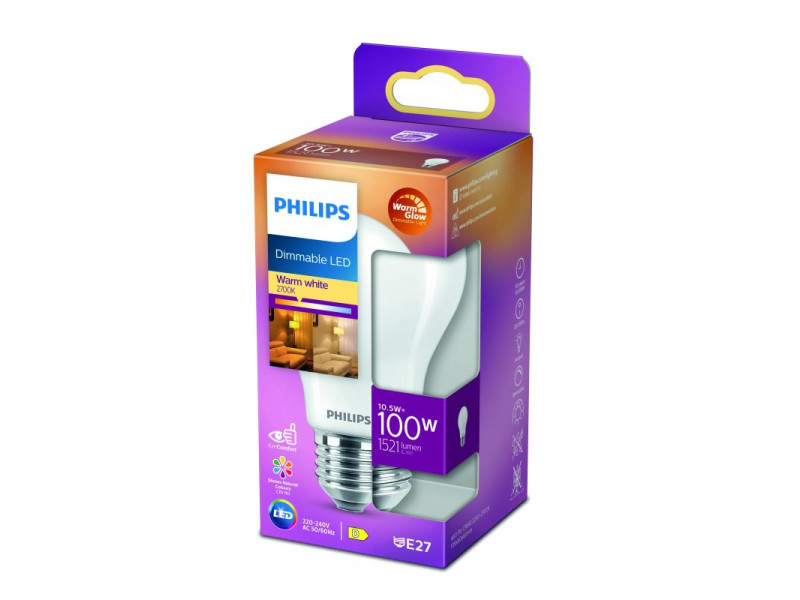 LED E27 10,5W (100W) 2200-2700K 1521lm 90CRI 15000h filament opál KÖRTE Dimm. CONSUMER