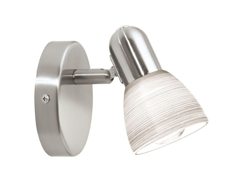 Mennyezeti lámpa E14 1x40W IP20 matt nikkel/fehér DAKAR 1