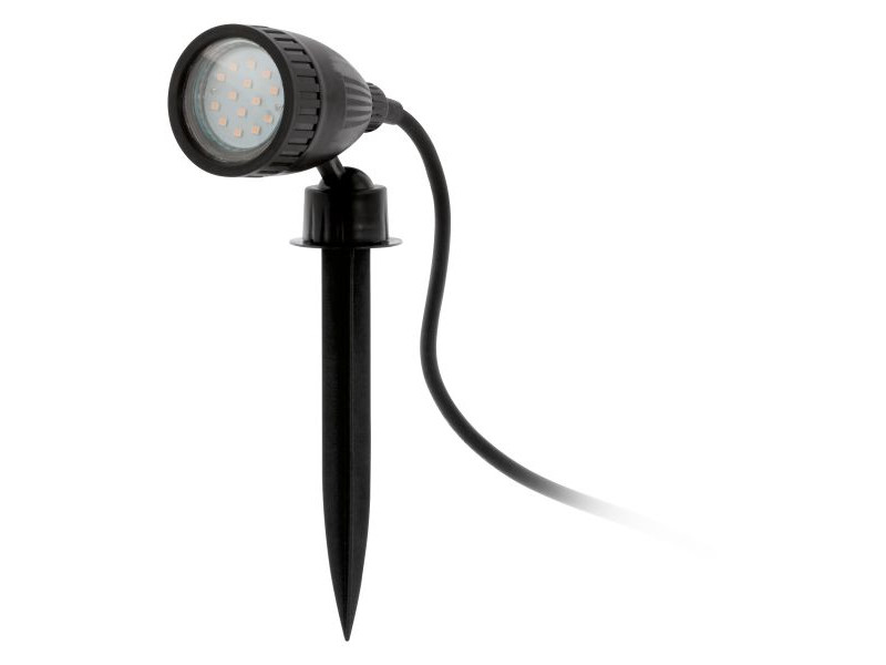 Kültéri Leszúrható GU10-LED 1X3W 240lm 3000K IP44 Fekete NEMA