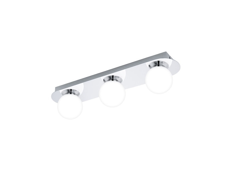 Mennyezeti lámpa 3x3,3W LED 3000K 1020 lm IP44 króm/fehér MOSIANO MEGSZŰNT!!