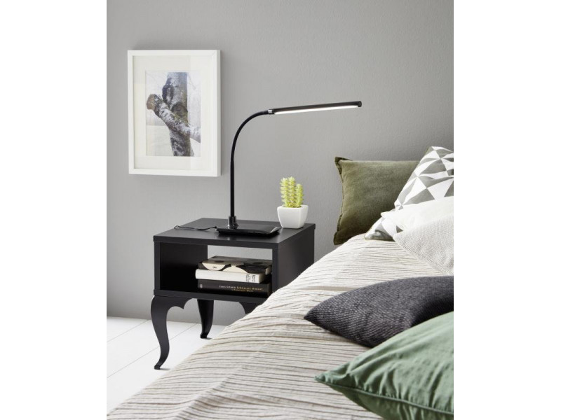 Asztali lámpa LED 4,2W 600lm 4000K 480x120x325mm műanyag/fekete Dimm. LAROA