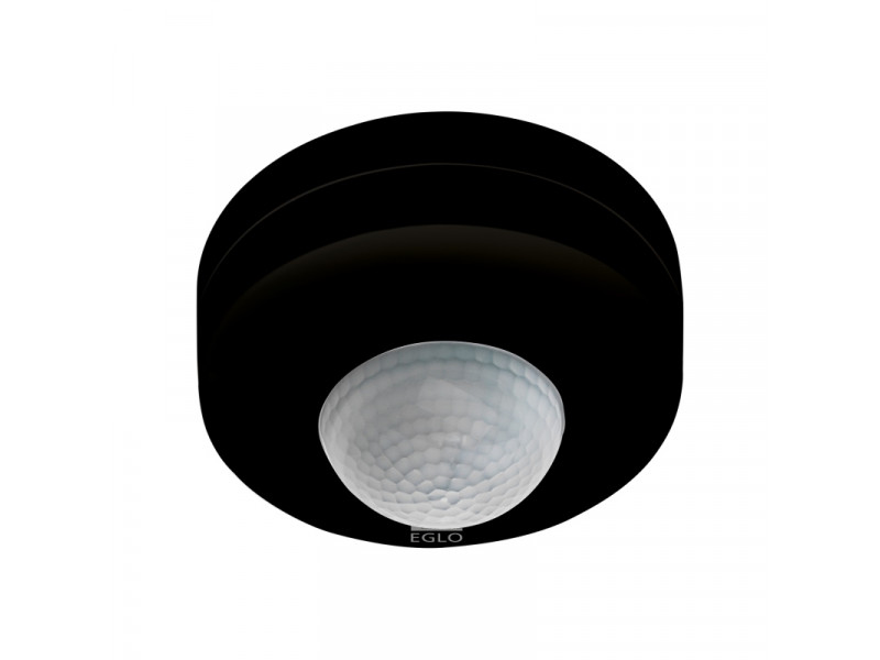 Mozgásérzékelő fk. fali 360fok Mennyezeti Fekete 360fok 12m IP44 DETECT ME 6