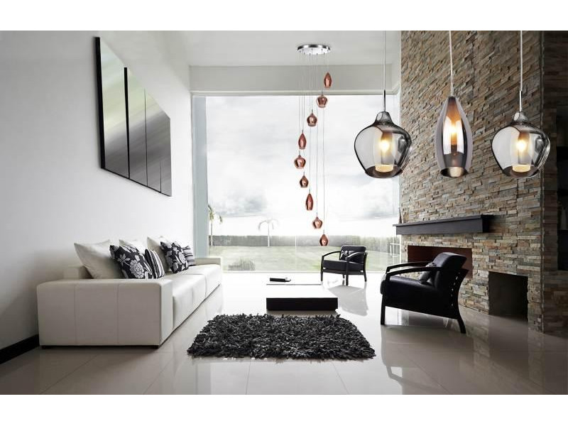 Függeszték 5xG9 üveg/króm 1600x500mm AMBER MILANO MEGSZŰNT