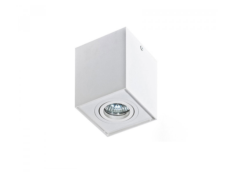 Mennyezeti lámpa GU10 fém/fehér 125x95x95mm ELOY (AZ-0929)