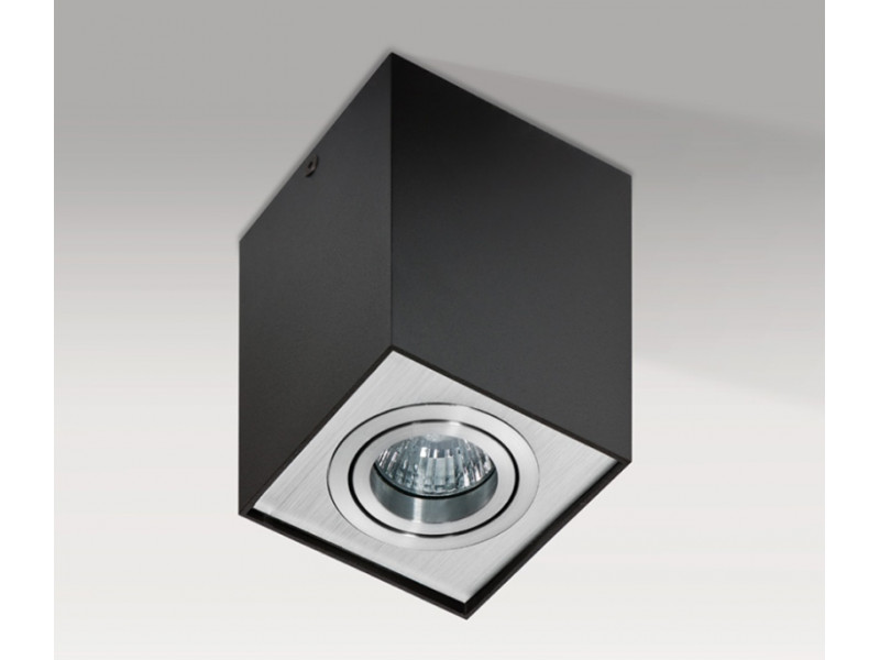 Mennyezeti lámpa GU10 fém/fekete 125x95x95mm ELOY (AZ-0930)