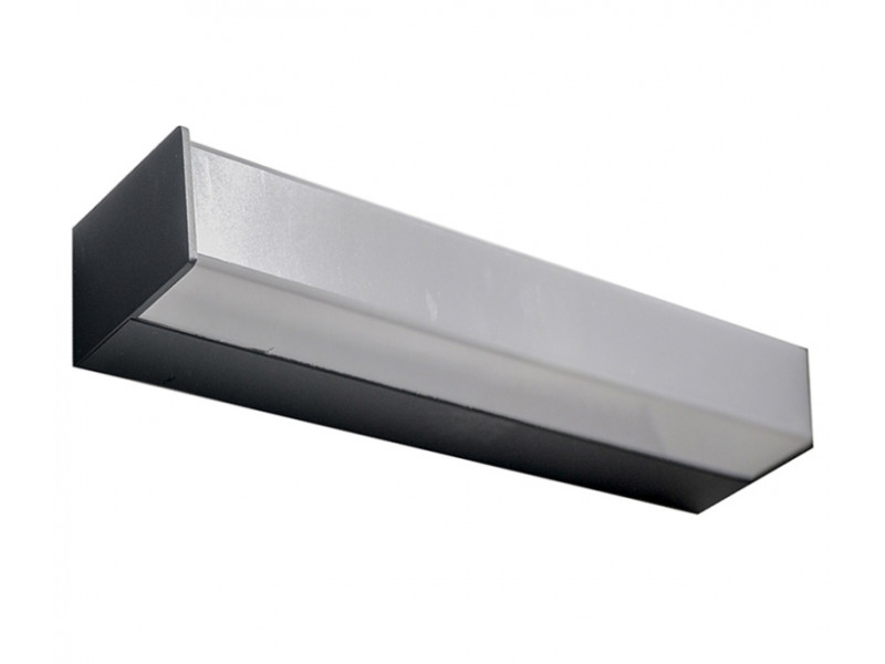 Fali lámpa LED 12W 3000K 764lm alumínium/fekete 70x600x50mm PETER