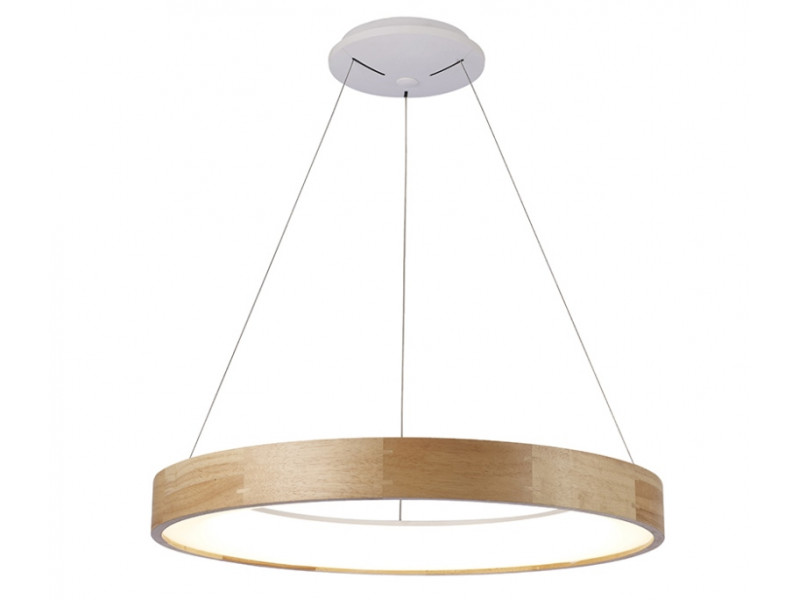 Függeszték LED 50W 3000K 3250lm fa/világosbarna 1500x650mm SILVAM