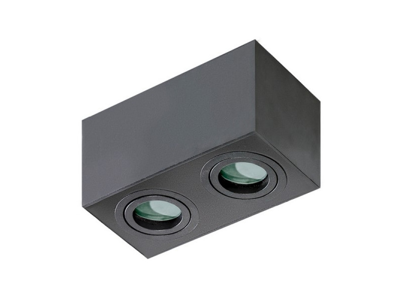 Mennyezeti lámpa 2xGU10 fém/fekete 95x180x90mm BRANT Bemutató darab volt! Mennyezeti lámpa 2xGU10 fém/fekete 95x180x90mm BRANT Bemutató darab volt!