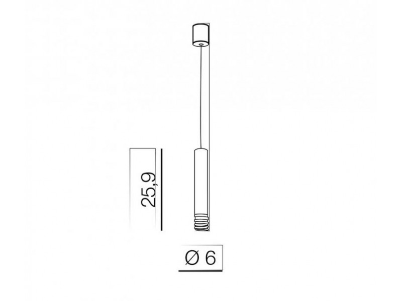 Függeszték GU10 fém/pezsgő LOCUS MEGSZŰNT