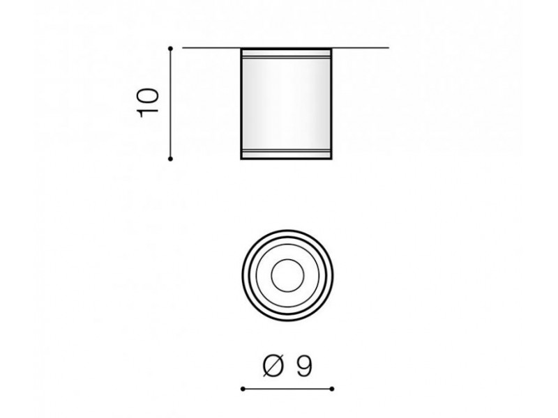 Kültéri Mennyezeti lámpa GU10 fém/grafit 100x90mm JOE Kültéri Mennyezeti lámpa GU10 fém/grafit 100x90mm JOE