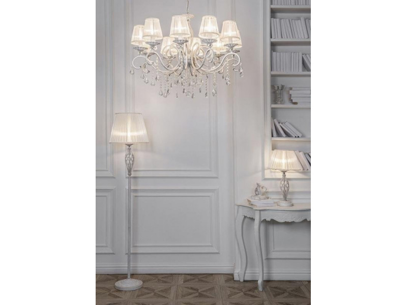 Asztali lámpa E14 fehér/arany fém 560x320mm IP20 GRACE (ARM247-00-G)