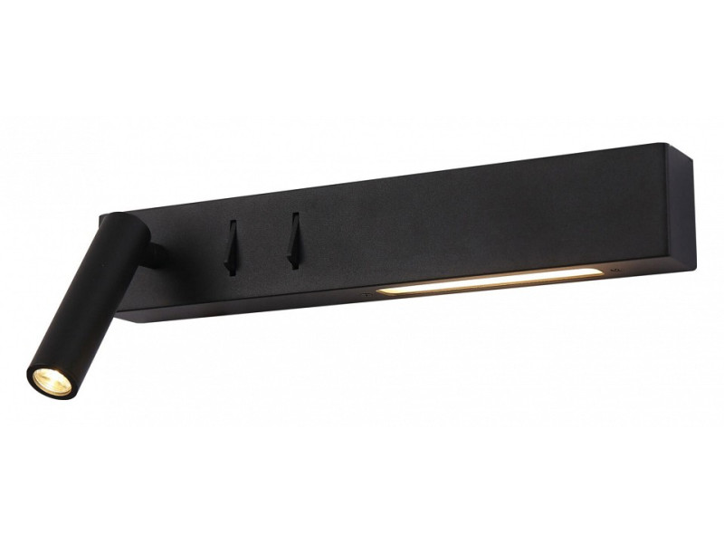 Fali lámpa LED 8W 500lm 3000K fém/fekete 50x300x77mm COMODO (C031WL-L8B3K) MEGSZŰNT