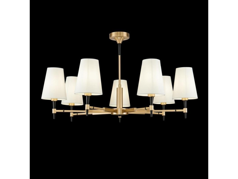 Csillár 7xE14 sárgaréz fém 505x880mm IP20 ZARAGOZA (H001CL-07BS)