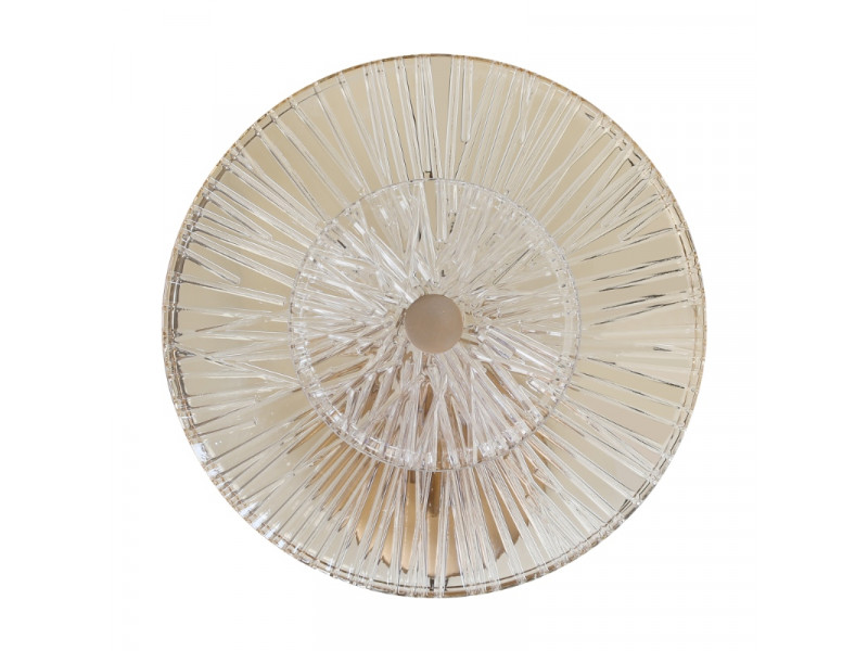 Fali lámpa E14 fém,üveg/arany 280x153x280mm ASTER (MOD007WL-01G)