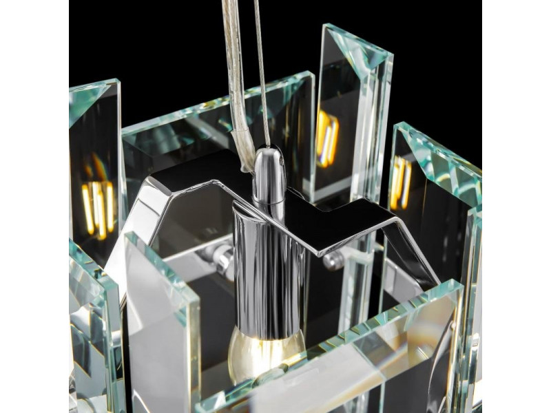 Függeszték E14 Króm 240x210x210mm CEREZO (MOD201PL-01N)