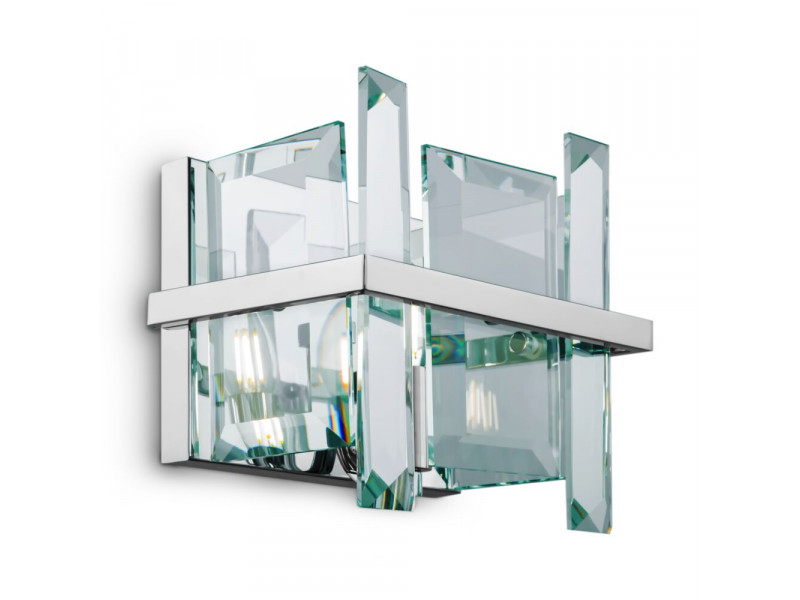 Fali lámpa E14 Króm 240x170x246mm CEREZO (MOD201WL-01N) MEGSZŰNT