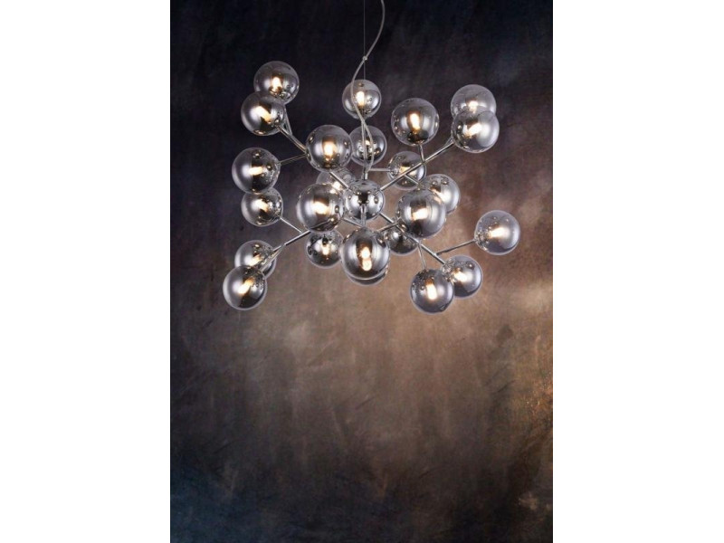 Függeszték 24xG9 króm fém 1465x650mm IP20 DALLAS (MOD545PL-24CH)