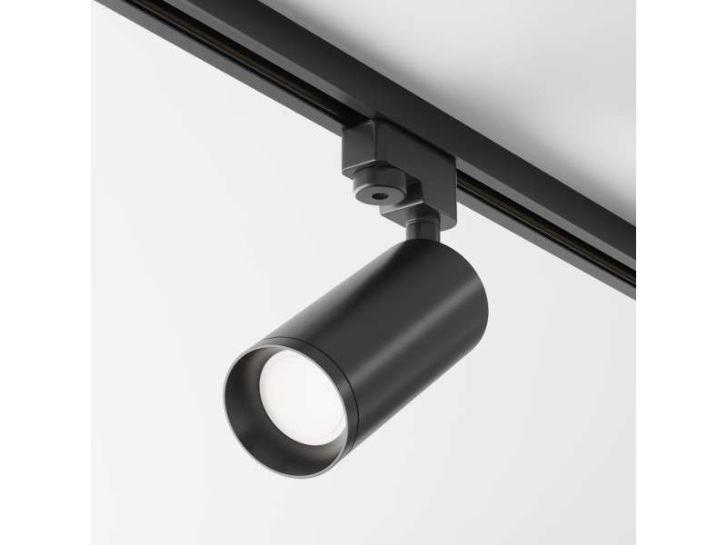 Sínes lámpa 1F GU10 alumínium/fekete 210x60x130mm FOCUS (TR004-1-GU10-B)