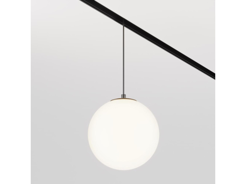 Sínes lámpa Mágneses LED 5W 330lm 4000K fekete/üveg 193x130x1130mm 360fok LUNA (TR039-2-5W4K-1)