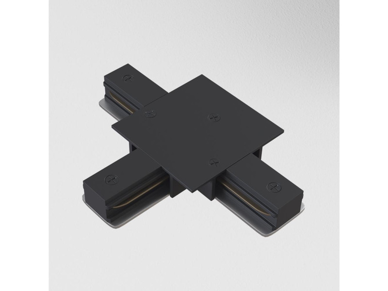 Sín Beépíthető (T) toldóelem alumínium/fekete 20x95x130mm TRACK (TRA002CT-11B)