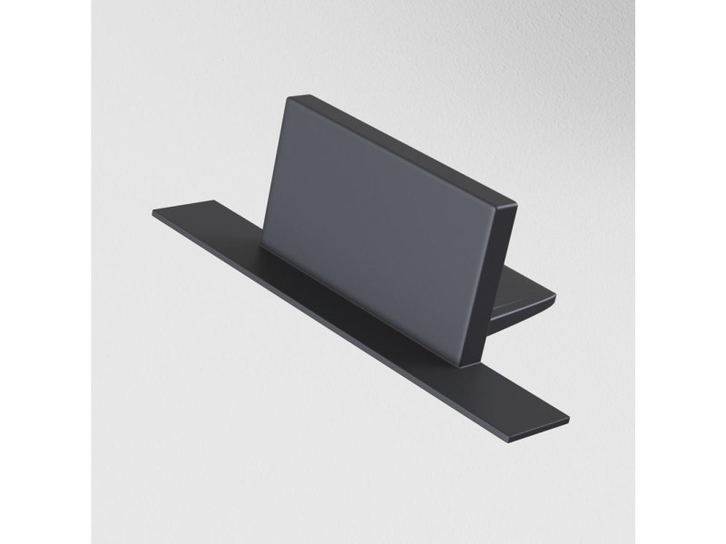 Sín Beépíthető Végzáró elem alumínium/fekete 20x60x37mm TRACK (TRA002EC-11B)