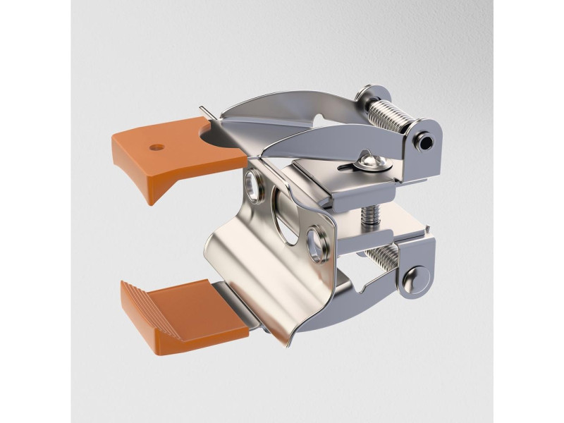 Sín Rögzítő elem fém/fekete 37x32x45mm TRACK (TRA002HR-11B)