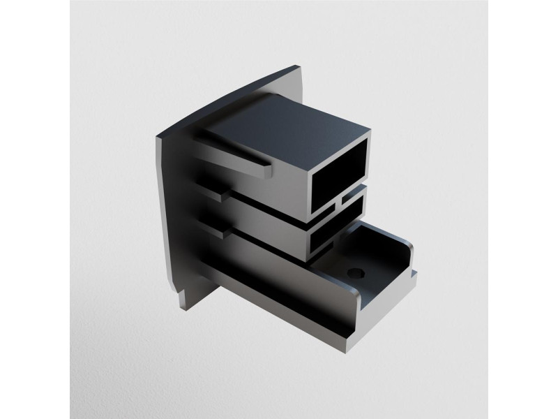 Sín Végzáró elem 3F műanyag/fekete 33x33x31mm TRACK (TRA005EC-31B)