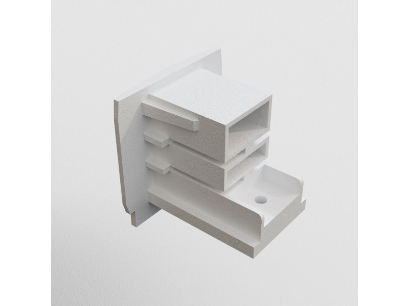Sín Végzáró elem 3F műanyag/fehér 33x33x31mm TRACK (TRA005EC-31W)