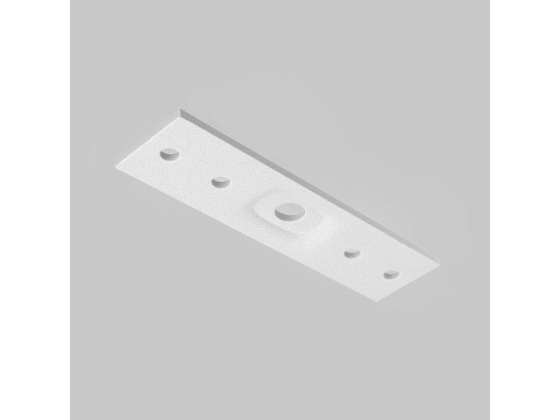 Sín Mágneses Egyenes Csatlakozó fehér/fém 2x80x22mm TRACK EXILITY (TRA034C-21W)