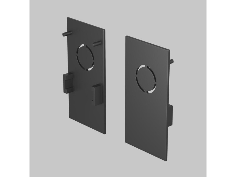 Sín Mágneses Végzáró elem fekete/műanyag 52x2,4x26mm TRACK EXILITY (TRA034EC-41B)