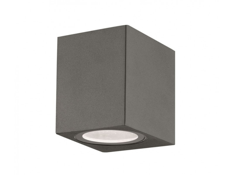 Kültéri Fali lámpa GU10 IP54 fém/szürke 80x67x80mm NERO