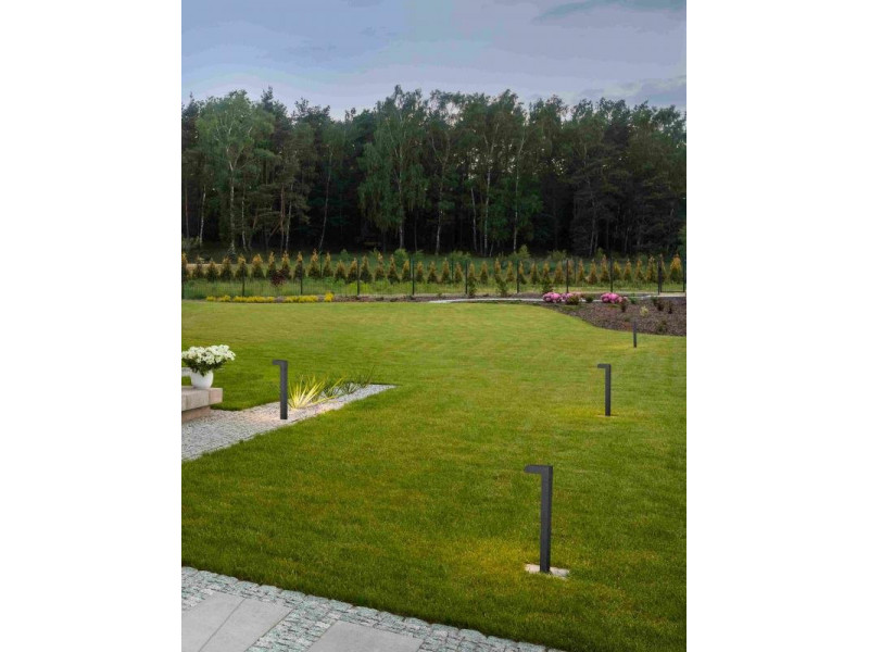 Kültéri Állólámpa LED 6W 320lm 3000K IP54 fém/szürke 800x90x150mm APOLLO MEGSZŰNT