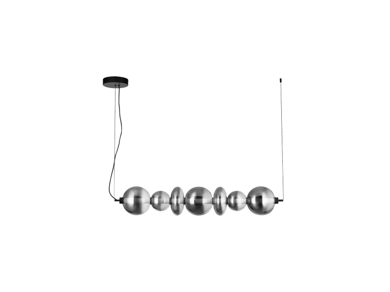 Függeszték LED 40W 5094lm 3000K üveg/füstszínű 1280x1170x195mm Dimmelhető! BALLY