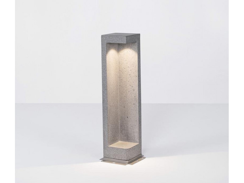 Kültéri Állólámpa LED 5W 365lm 3000K IP65 beton/szürke 530x120x120mm GRANTE