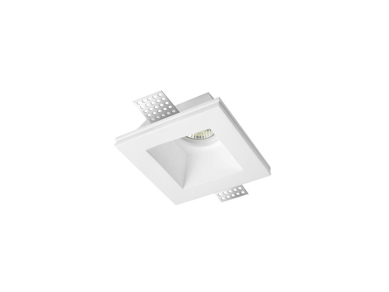 Beépíthető lámpa GU10 gipsz/fehér 55x120x120mm TOBIA