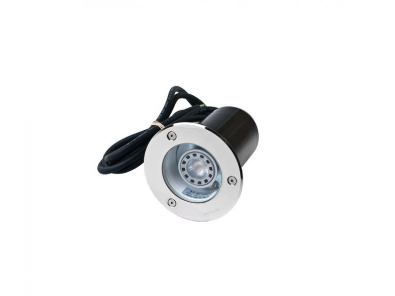 Kültéri Beépíthető lámpa GU10 acél/matt króm 130x130x157mm RENA MEGSZŰNT