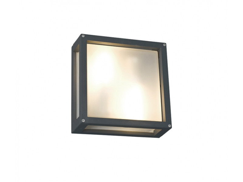 Kültéri Mennyezeti lámpa 2xE27 fém/grafit 250x250x100mm INDUS