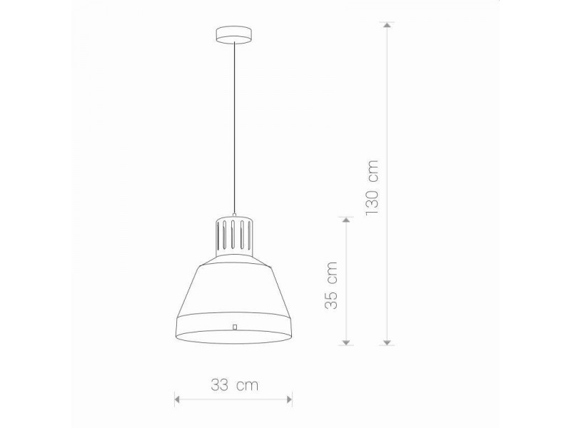 Függeszték E27 fém/szürke 1300x330mm INDUSTRIAL MEGSZŰNT MEGSZŰNT